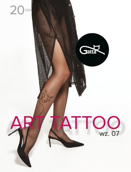 Rajstopy ART TATTOO 07